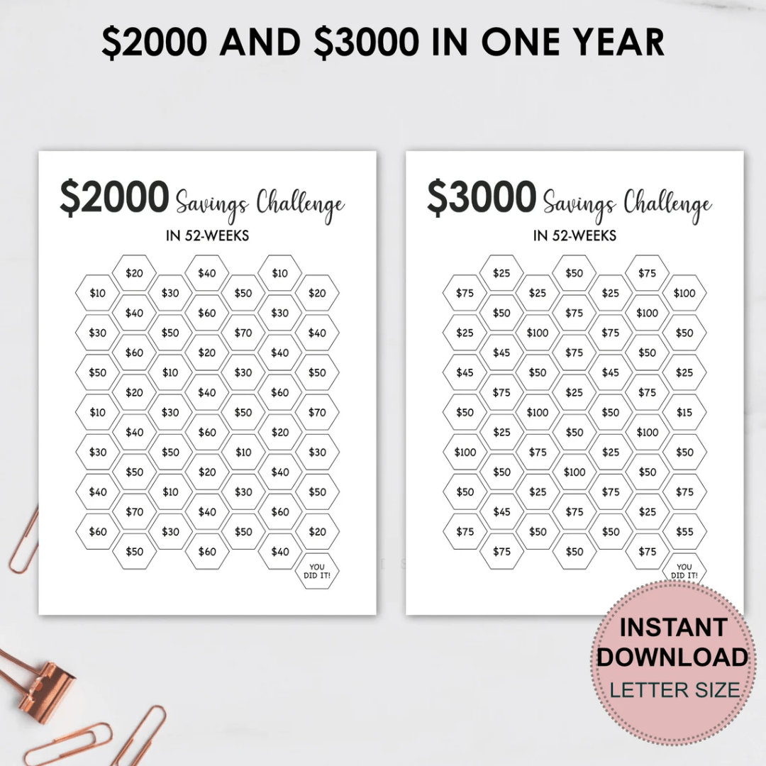 Savings Challenge Bundle