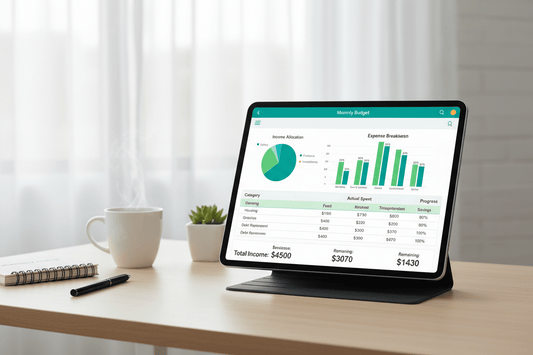 How to Create a Monthly Budget That Actually Works (Using a Smart Spreadsheet)