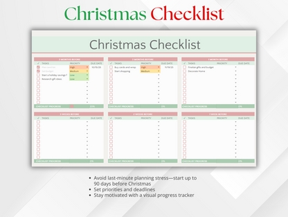 Christmas Planner - Gifts Tracker & Budget